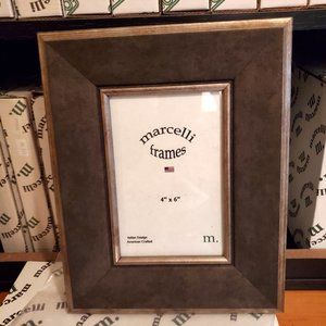 FG Galassi & Marcelli Frames - One Handcrafted Dark Grey 4x6 Frame New in Box